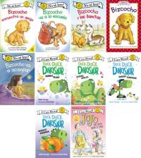 My First I Can Read 10 Books Set Bizcocho + Duck Duck Dinosaur + Jojo | Biscuit Finds a Friend Goes to School Little Llamas Camping + Bubble Blast Spring Smiles Snowy Surprise Pumpkin + Bake a Cake