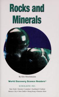 Rocks and Minerals