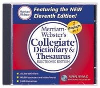 Merriam-Webster's Collegiate Dictionary and Thesaurus