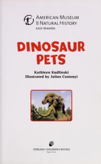 Dinosaur Pets, Level 1