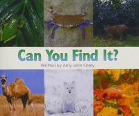Ready Readers, Stage Zero, Book 22, Can You Find It?, Single Copy