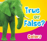 True Or False? Colors