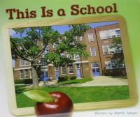 Steck-Vaughn Pair-It Books Foundation Individual Student Edition This Is a School