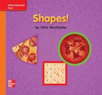 Reading Wonders Leveled Reader Shapes!: Approaching Unit 2 Week 2 Grade K