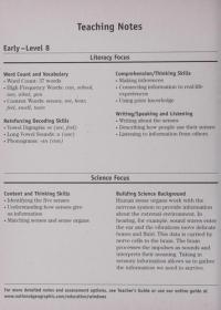 Windows on Literacy Early (Science: Science Inquiry): Using Your Senses at School