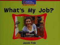 Windows on Literacy Emergent (Social Studies: Technology): What's My Job?