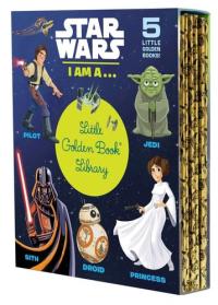 Star Wars: I Am A...Little Golden Book Library -- 5 Little Golden Books I Am a Pilot; I Am a Jedi; I Am a Sith; I Am a Droid; I Am a Princess