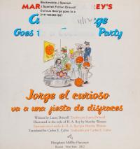 Curious George goes to a costume party