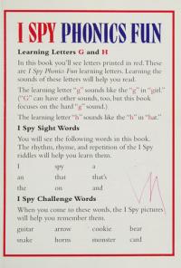 I Spy Phonics Fun G, H