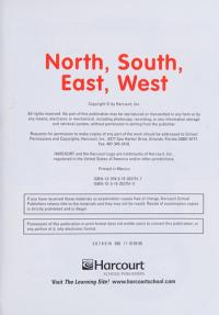 Harcourt School Publishers Social Studies Below-Level Reader Social Studies 2007 Grade 2 North South