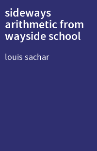 sideways arithmetic from wayside school