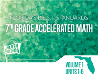 Math Nation: Florida's B.E.S.T. 7th Grade Accelerated Math