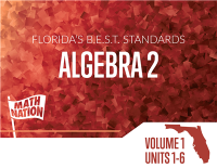 Math Nation: Florida's B.E.S.T. Algebra 2