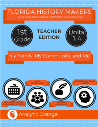 Florida History Makers First Grade Social Studies My Family, My Community, and Me